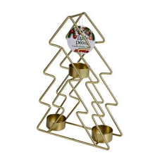 Christmas Table Décor Candle Holder Tree 24cm